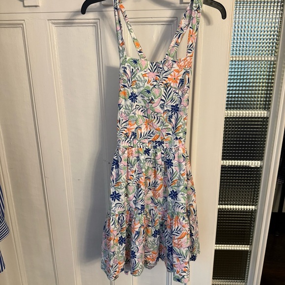 Polo Ralph Lauren Dress Big Girls Sz 16 Linen-Cotton Tropical Beach Summer NWT - Picture 4 of 12